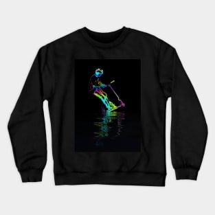 Puddle Jumping - Scooter Rider Crewneck Sweatshirt